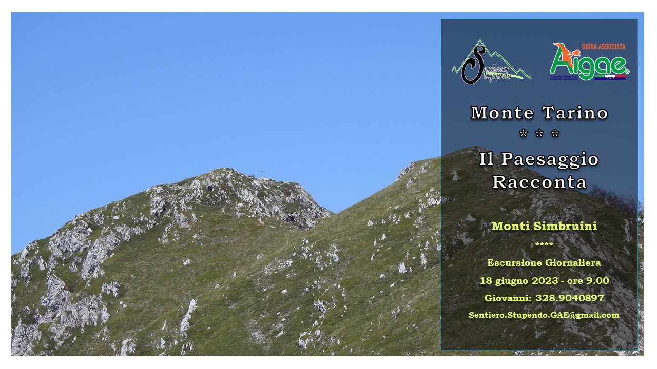 Monte Tarino - Il Paesaggio Racconta