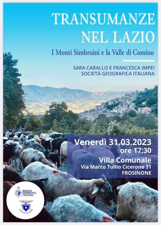 Presentazione del volume “Transumanze nel Lazio: la Valle di Comino e i Monti Simbruini”